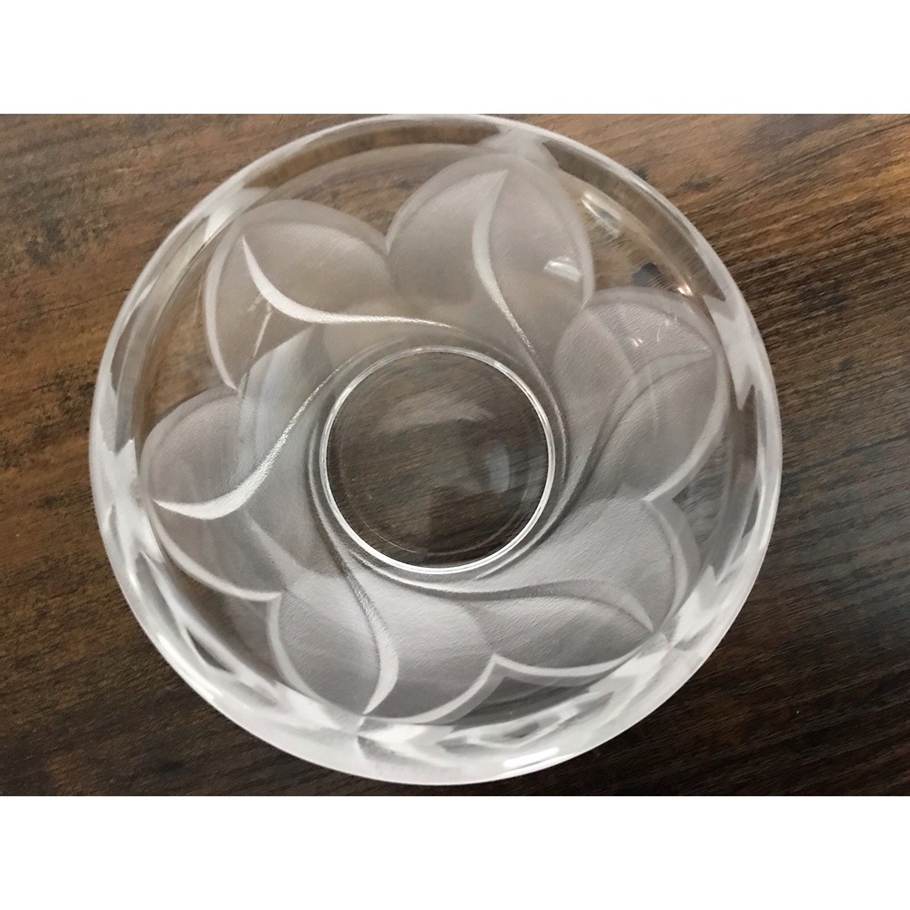Vintage‎ Glass/crystal Textured Bowl